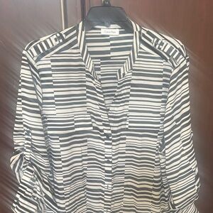 Calvin Klein Monochrome Striped Shirt